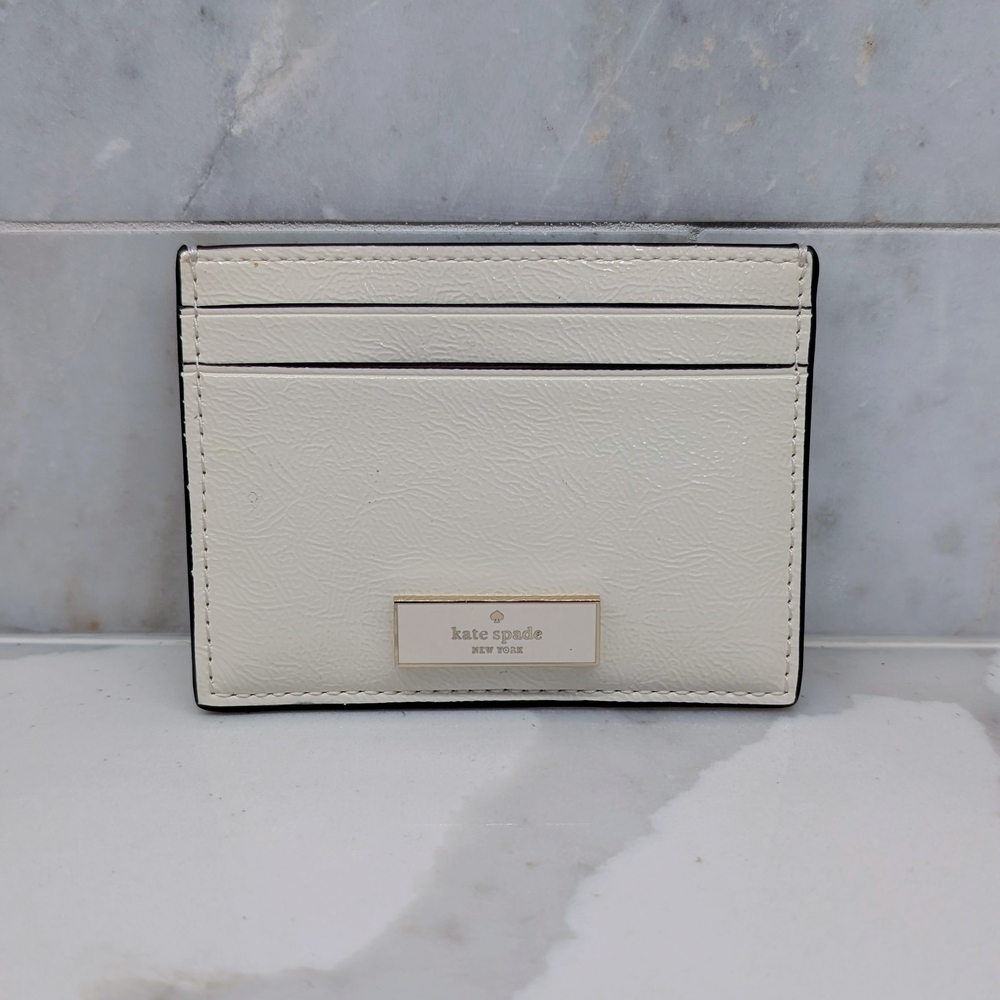 Kate Spade White Card Holder